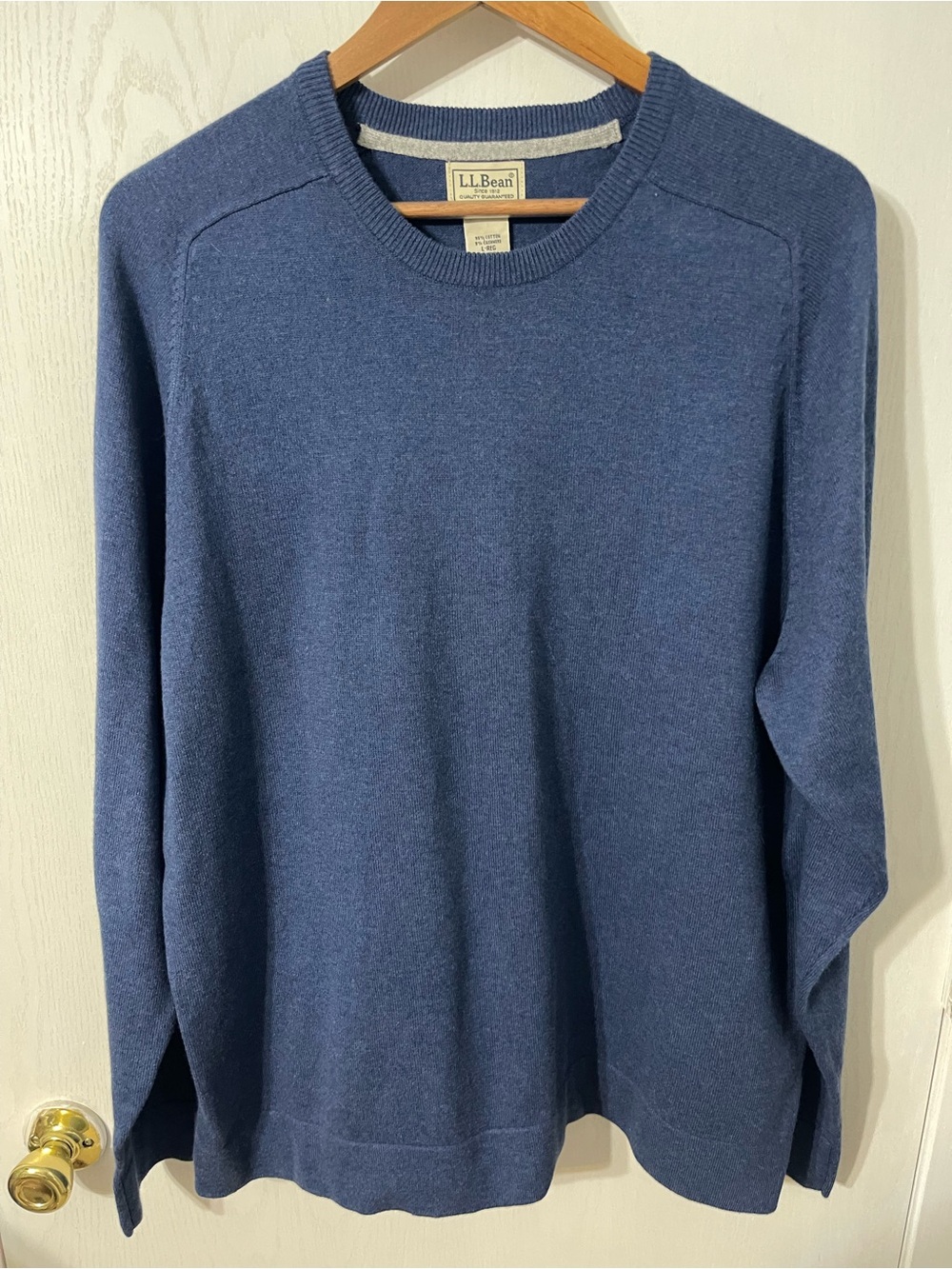 L.L. Bean Men’s Crewneck Sweater - Blue